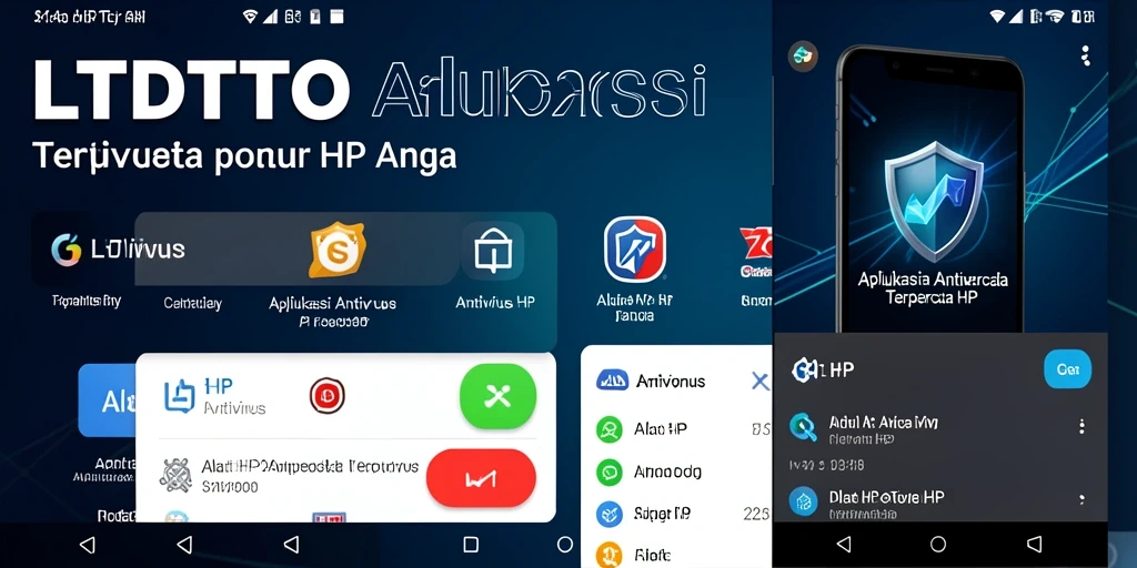 Tampilan antarmuka LTDTOTO yang sederhana dan efektif sebagai antivirus HP.